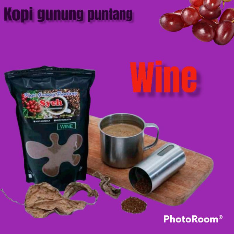 

Kopi Gunung Puntang Kopi syeh 100% kopi Arabica Wine 250 gram
