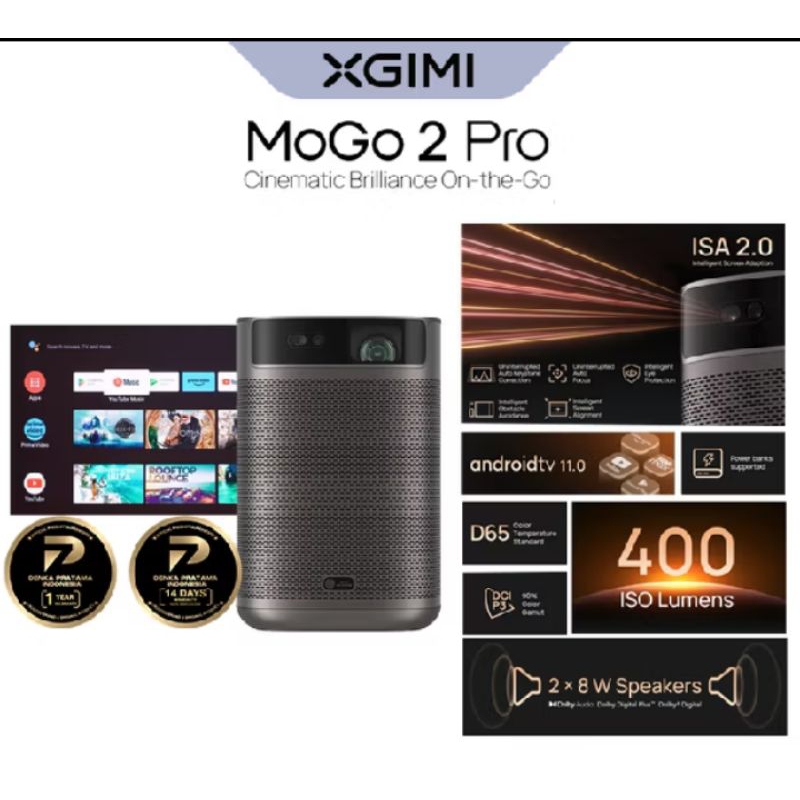 XGIMI mo Go proyektor android TV wifi ultra HD