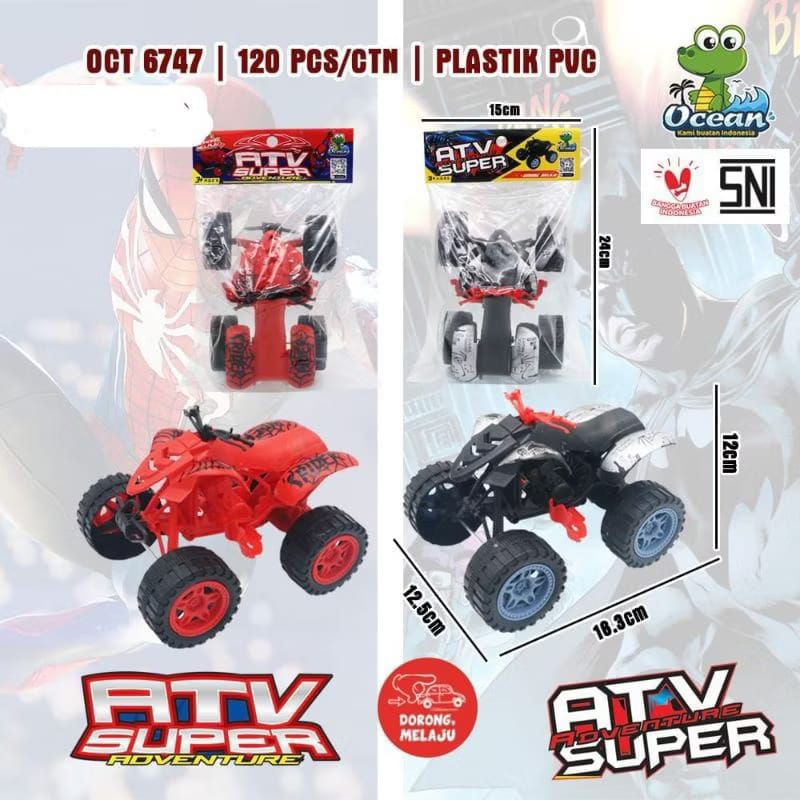 RAMEO 455 mainan anak motor motran roda 4 atv super