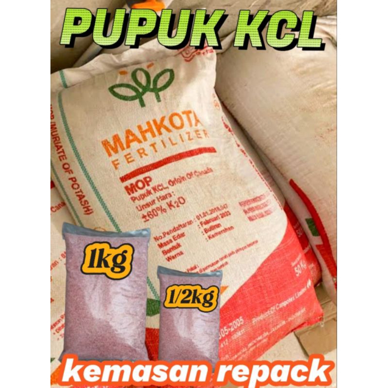 PUPUK KCL / MOP MAHKOTA KEMASAN REPACK