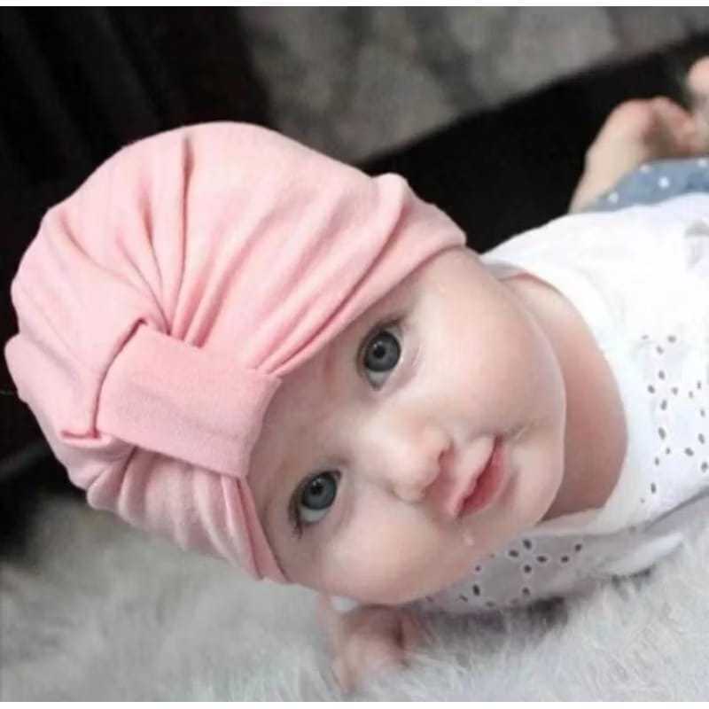 GASYIL Turban Bayi Aksen Ring / Turban bayi perempuan / Ciput anak perempuan / Ciput Newborn