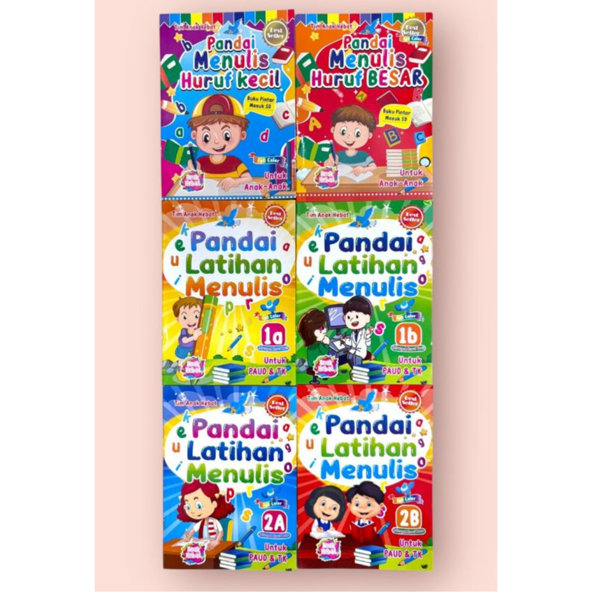 

Buku Belajar Menulis Full Warna / Buku Belajar Menulis Anak / Buku Pandai Latihan Menulis / BukuLatihan Menulis / Buku Latihan tulis Anak / Anak Pandai menulis