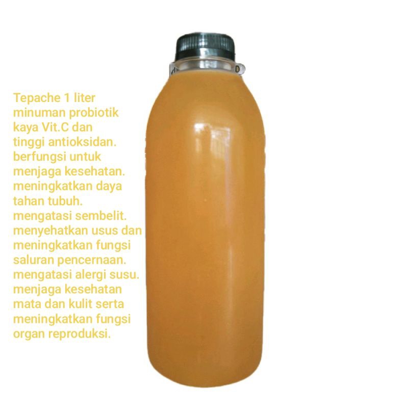 

tepache 1 liter minuman probiotik kaya akan vit. C dan tinggi antioksidan