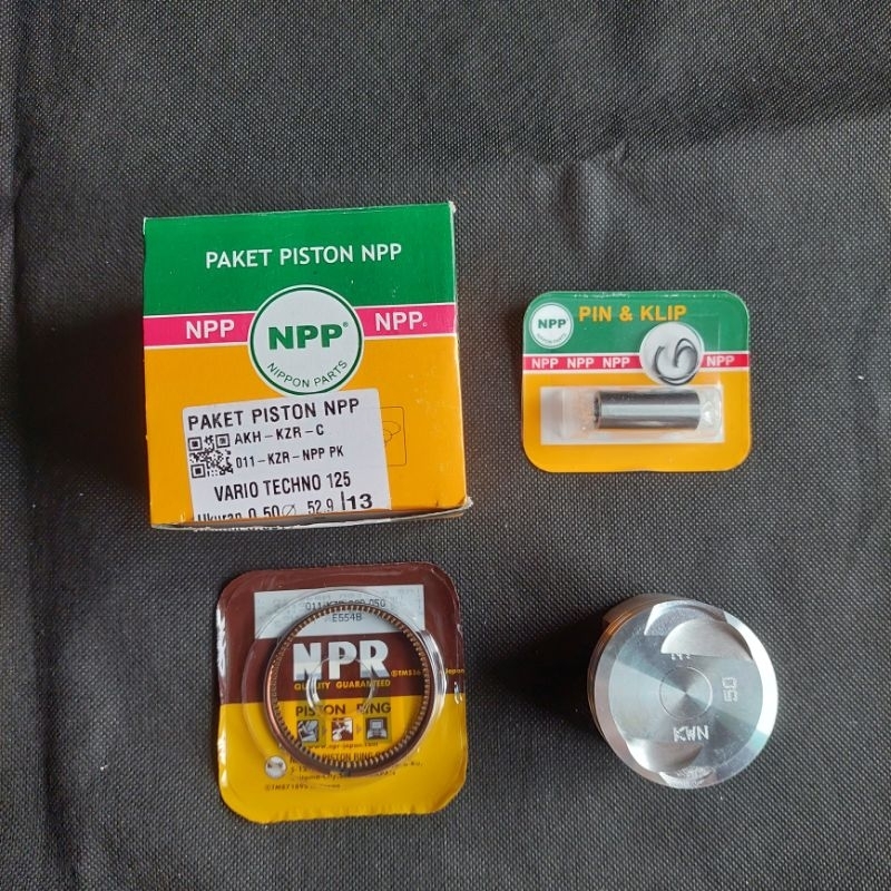 Piston Kit Ring Seher Vario 125 Custom.PNP Supra 125 Kirana 125  Karisma 125 KPH