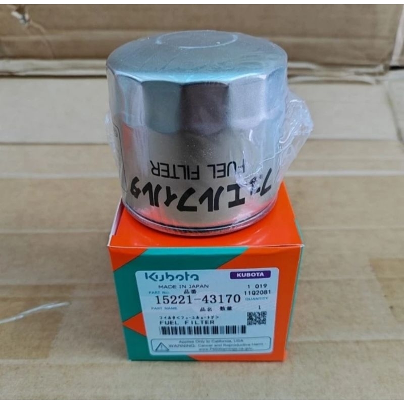 FUEL FILTER SOLAR KUBOTA 15221-43170