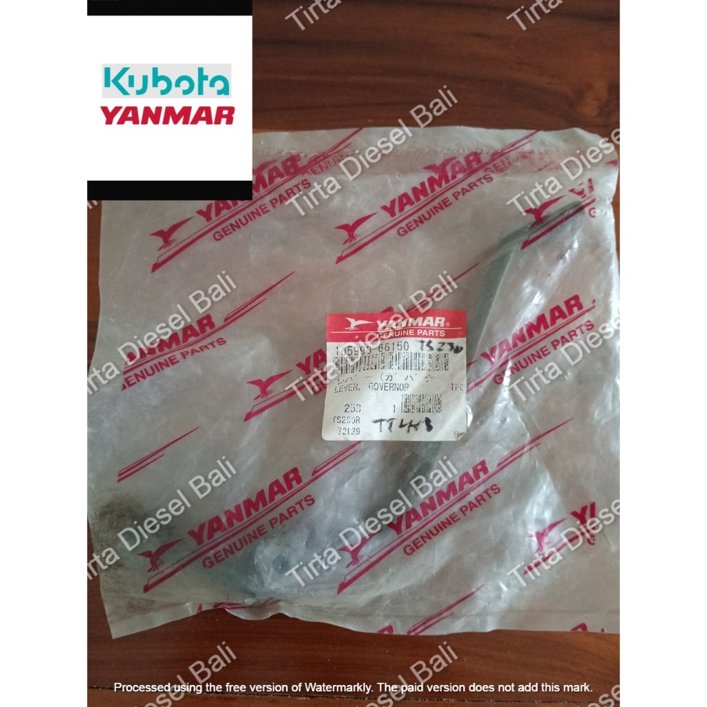 YANMAR GOVERNOR LEVER TS 230 105990-66150 ORIGINAL