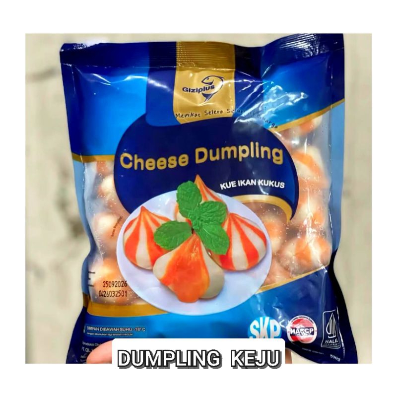 

Frozen Dumpling Keju (GiziPlus) isi 500gr