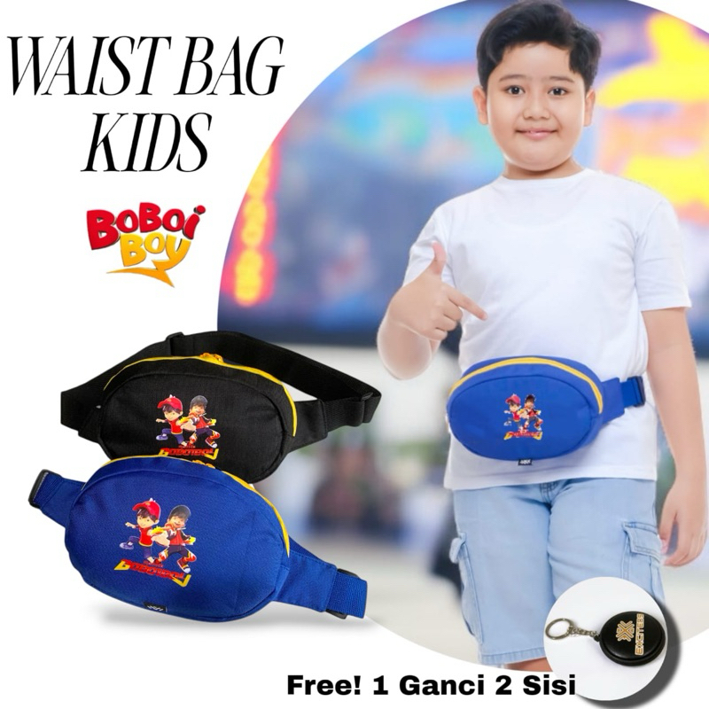 Tas Pinggang Anak Laki Laki Mini Motif Mobil Hot Wheels Boboiboy Keren