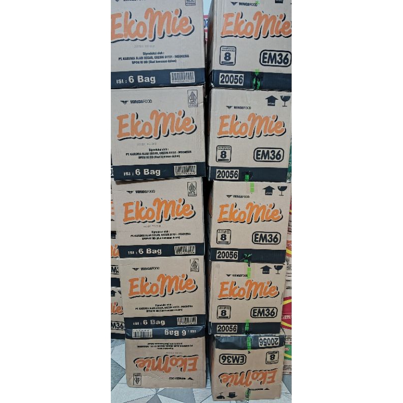 

EKOMIE 1 KARTON ISI 6 BAG (MIE KERING)