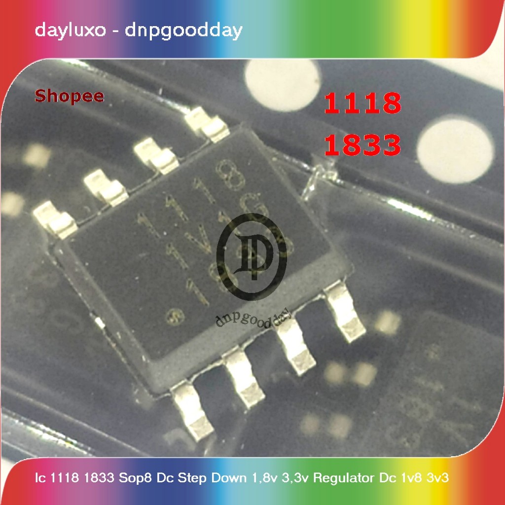 ic 1118 1833 sop8 dc step down 1,8v 3,3v regulator dc 1v8 3v3
