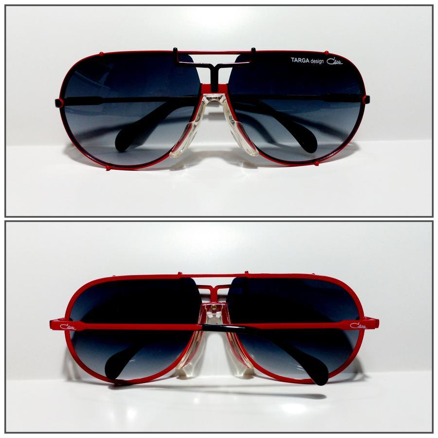 Kacamata Cazal - red frame - vintage - made in germany - original - NOS