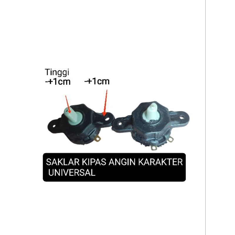 Saklar kipas angin karakter universal