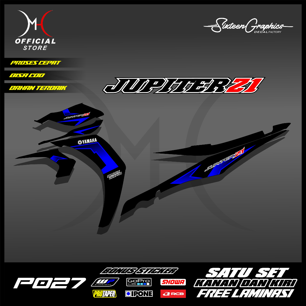 STRIPING JUPITER Z1 STIKER MOTOR YAMAHA JUPITER Z1 LIST VARIASI KEREN