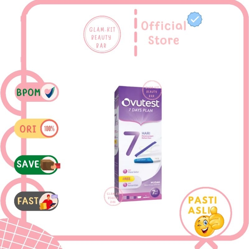 Ovutest 7 Days Plan 7 Test Masa Subur Free 1 Test Kehamilan