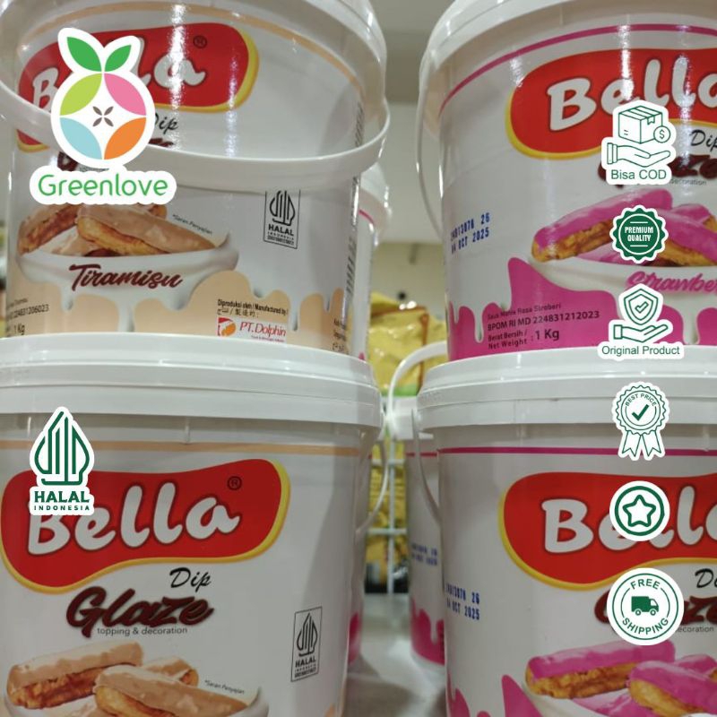 

Bella glaze coklat / coklat glaze / coklat topping