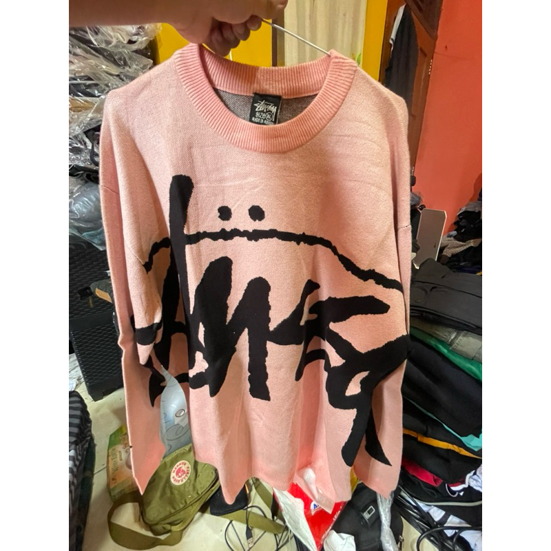 Knitwear Stussy Warna pink