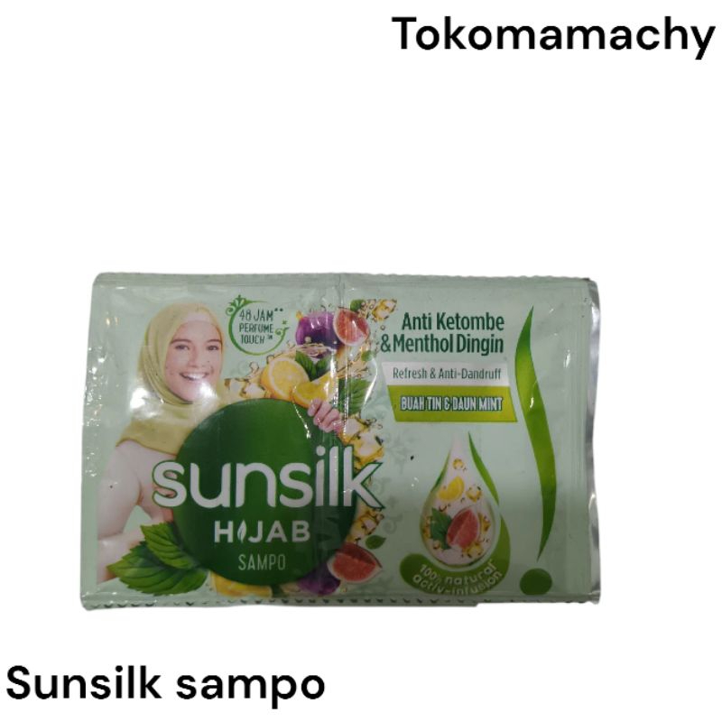 sunsilk shampoo hijab 1  renceng isi 12 sachet