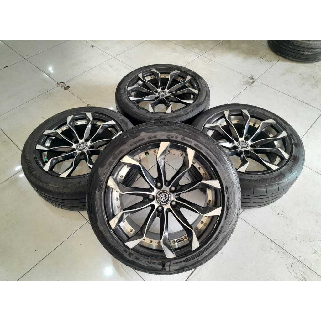 Velg Mobil Second MILANO Ring 18 Lubang 5x114 Cocok INNOCVA RUSH CAMRY ACCORD CRV DLL ( VELG SAJA )
