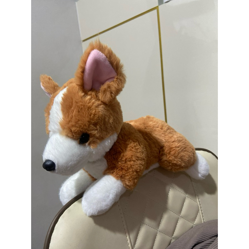 Boneka puppies guguk anjing corgi sale / mainan / pajangan