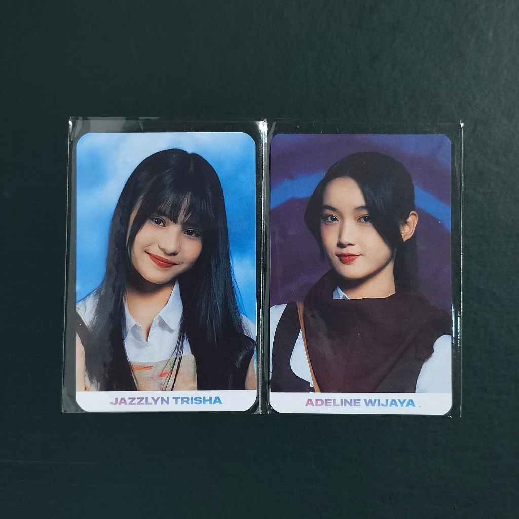 Bundling Photocard PC Official JKT48 Road To Sousenkyo 2024 RTS - Jazzlyn Trisha & Adeline Wijaya De