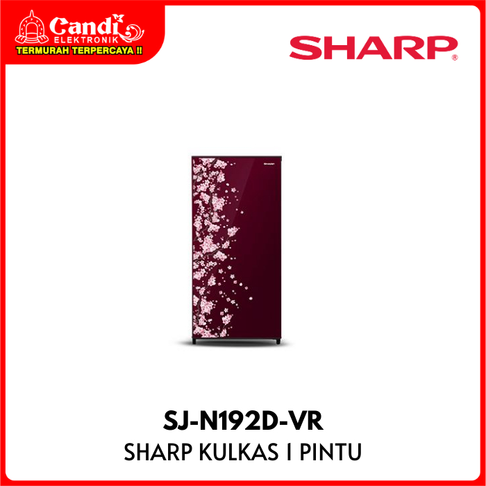 SHARP KULKAS 1 PINTU SJ-N192D-VR 175 LITER SJ-N192D