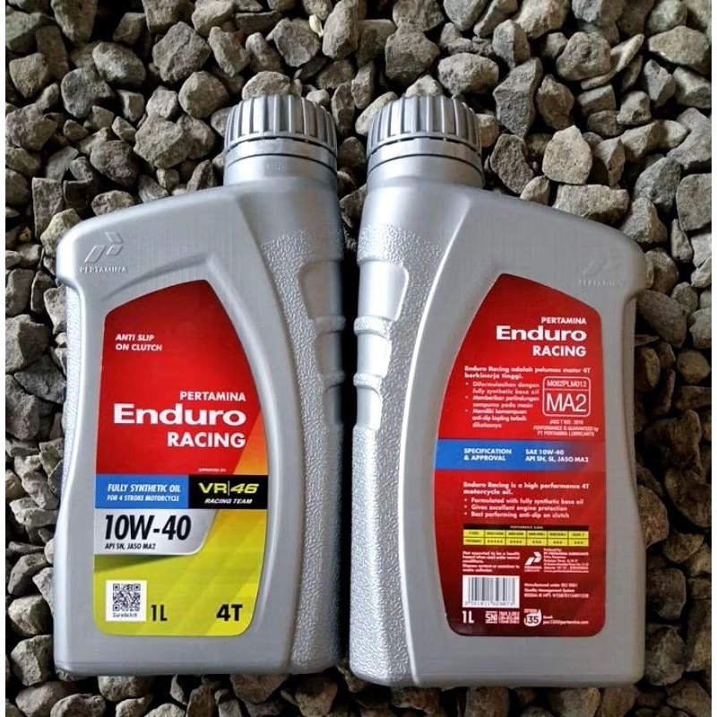 Enduro Racing 1 Liter SAE 10W-40 Oli Motor Sport 4T Harum Wangi