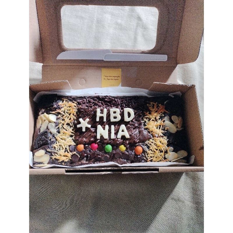 

Fudgy Brownies Coklat Ameri