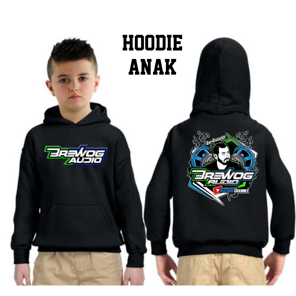 HOODIE ANAK BREWOG AUDIO JAKET ANAK
