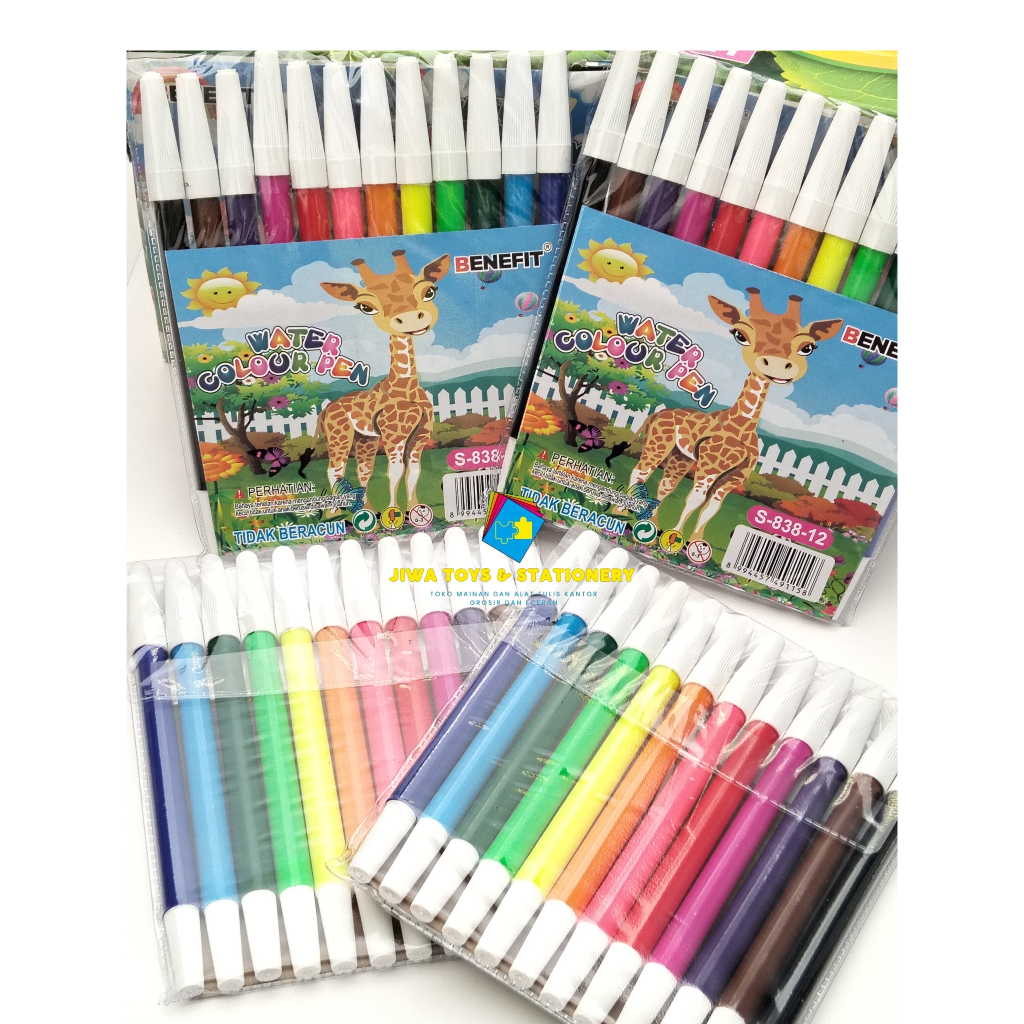 

12 pack Spidol 12 Warna S-838-12 BENEFIT
