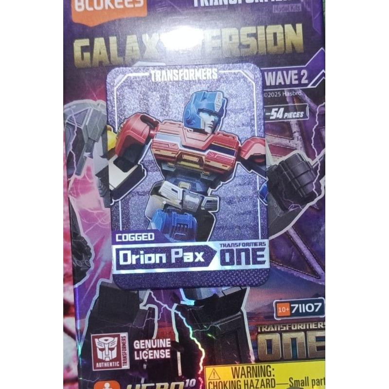 Blokees Transformers Vol 07 Orion Pax Cogged