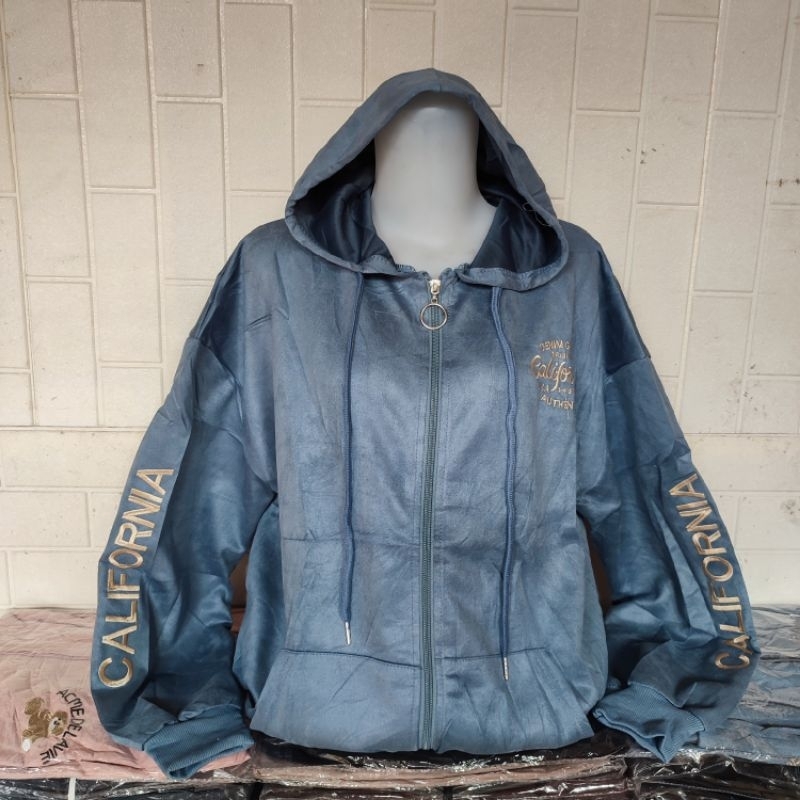 WWW Houdie Jaket Suede Premium Wanita 4XL Import