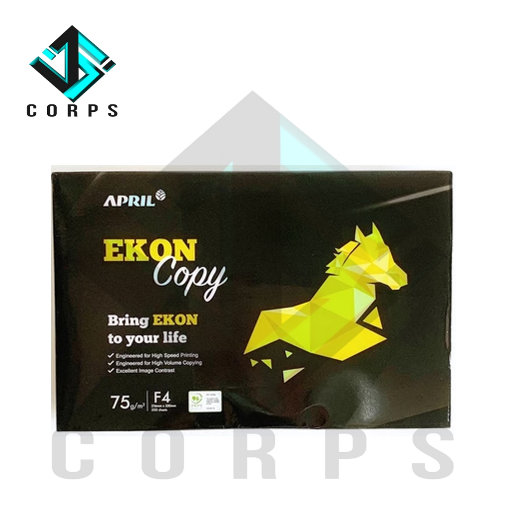 

Kertas HVS F4 75 gsm - Ekon Copy / Kertas Photocopy