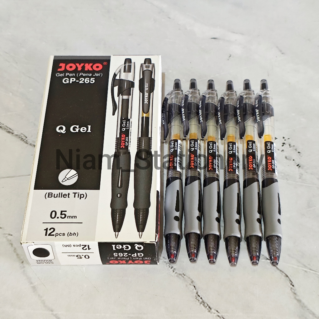 

Niam ECER ( 1 PCS ) Pulpen Q Gel Joyko GP-265 0.5mm Gel Pen Q Gel Joyko GP - 265 0.5 mm