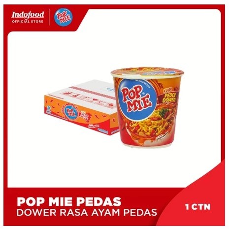 

1 Ctn - Pop Mie Pedas Dower Rasa Ayam Pedas