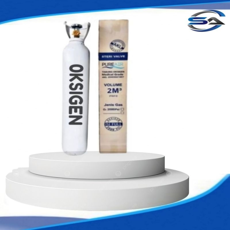 Tabung oksigen 2m3 + isi/oksigen 2M3