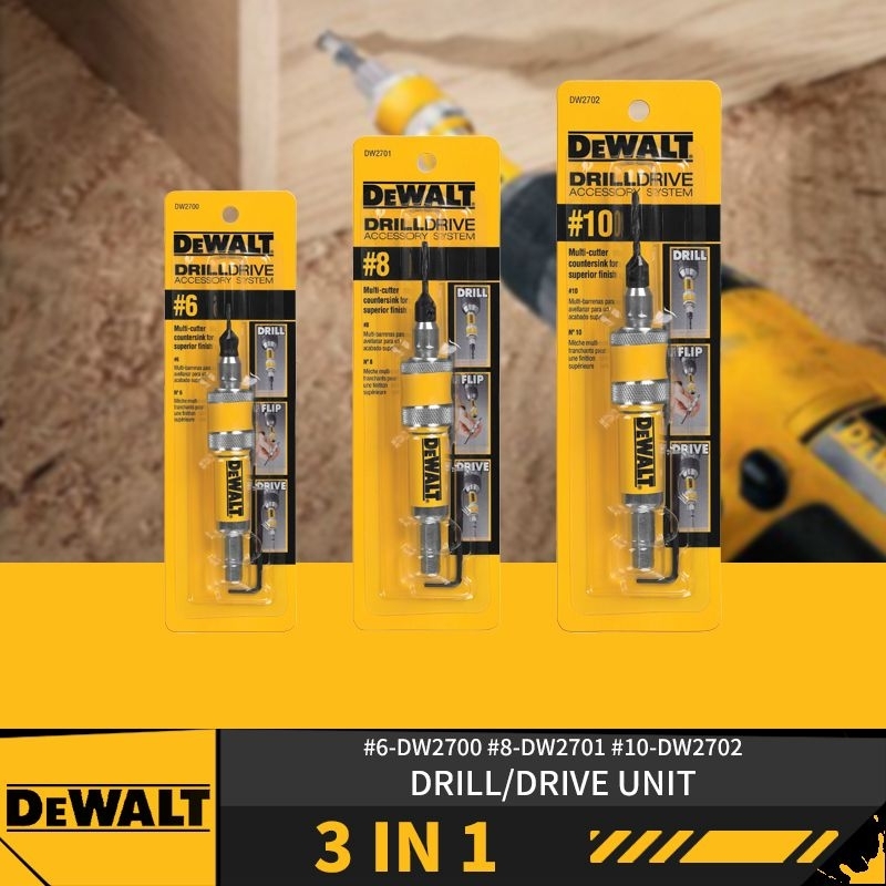 DeWALT COUNTERSINK DRILL N DRIVE #6 #8 #10 Mata Bor