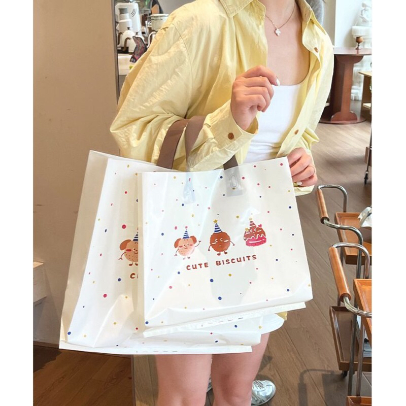 

katong motif biskuit | Kantong belanja | Kantong lucu |