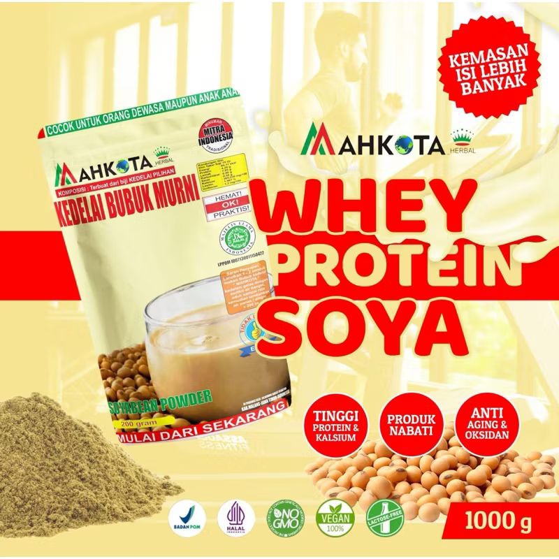

Susu Kedelai Bubuk Whey Soya Mahkota 1kg
