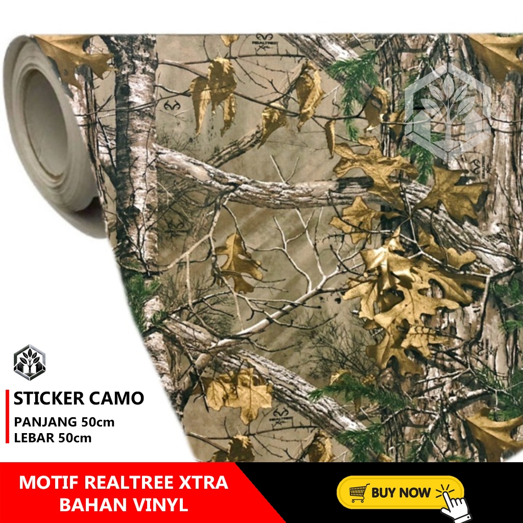 

STICKER CAMO BAHAN VINYL MOTIF REALTREE XTRA