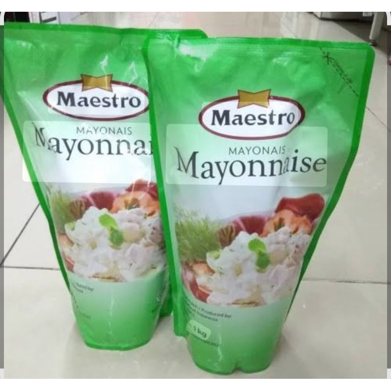 

Mayoneis maestro 1kg/mayones 1kg maestro HIJAU