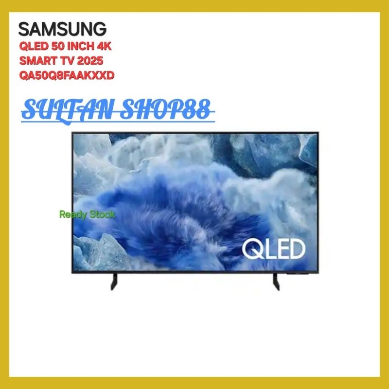 SAMSUNG QLED 50 INCH 50Q8F 4K UHD VISION AI SMART TV I SAMSUNG SMART TV 50Q8F QLED 2025