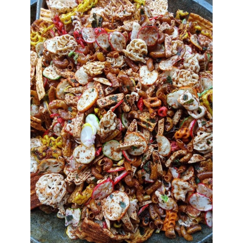 

Krupuk seblak campur mix homemade