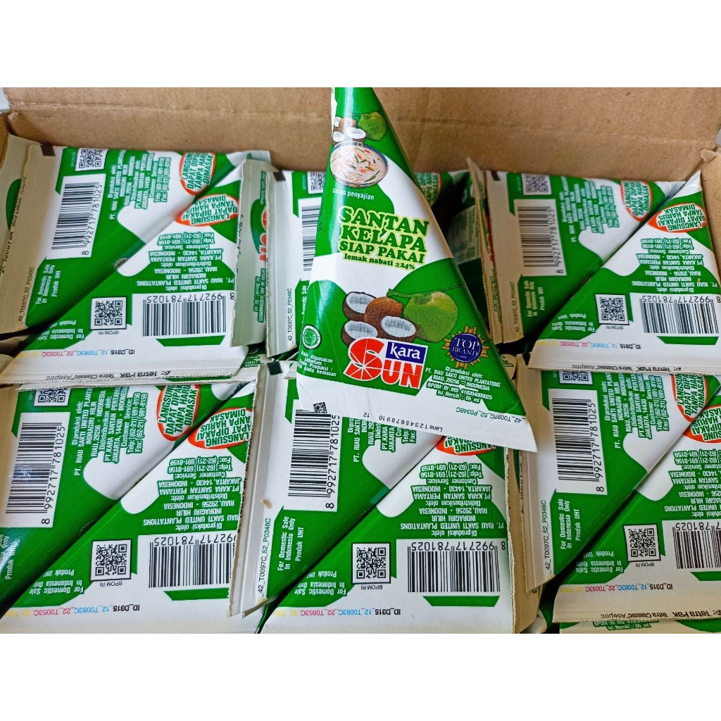 

sun kara krim kelapa kemasan 65ml