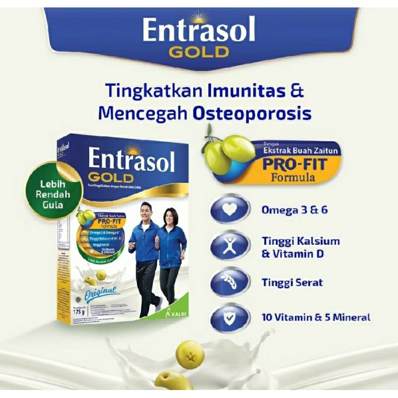 

Entrasol 175g / Susu Lansia / Vitamin dan Kalsium
