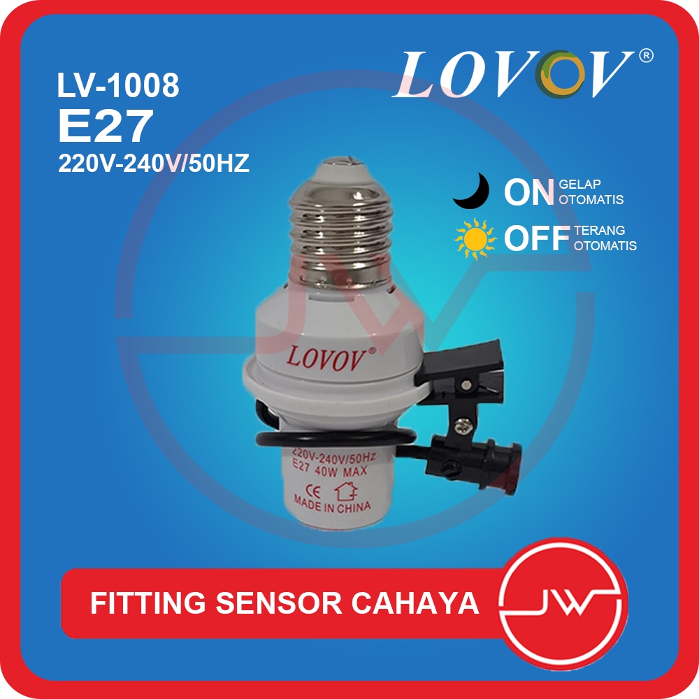 FITTING SENSOR TOFUDA / LOVOV / FITTING LAMPU OTOMATIS / FITTING LAMPU SENSOR