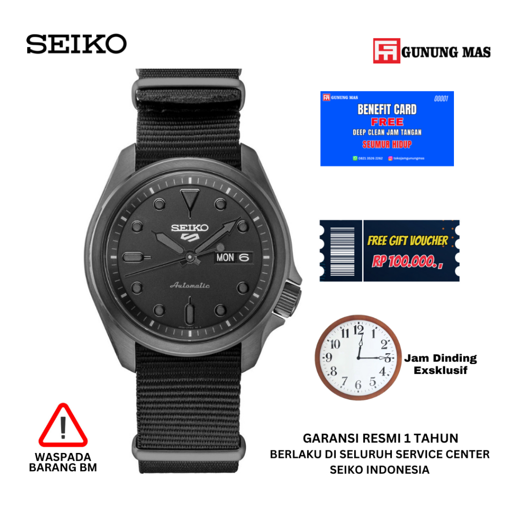 Jam Tangan Pria Seiko 5 Sports Automatic SRPE69K1 Original 100%