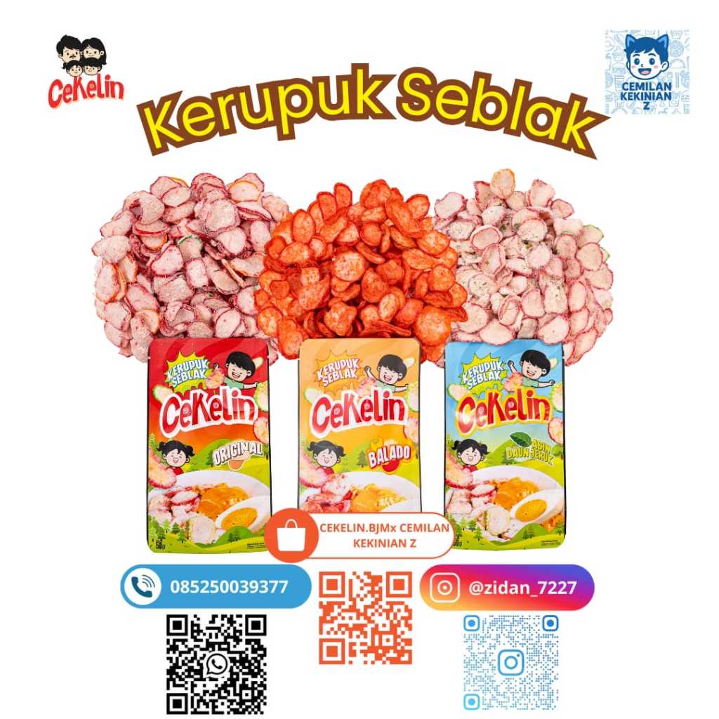 

CEKELIN (CEmilan KELuarga INdonesia) Kerupuk seblak