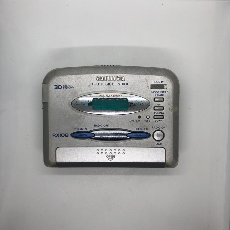 WALKMAN AIWA RX-108 Stereo Radio & Tape Cassette Player