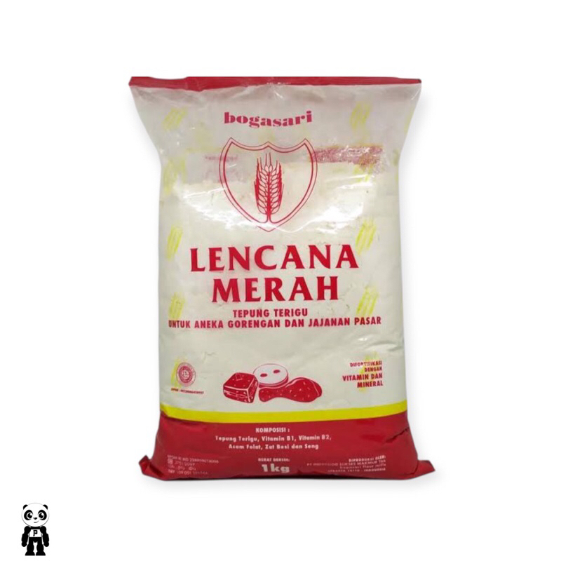 

Tepung Terigu Lencana Merah 1 Kg untuk Gorengan dan Kue Jajanan Pasar