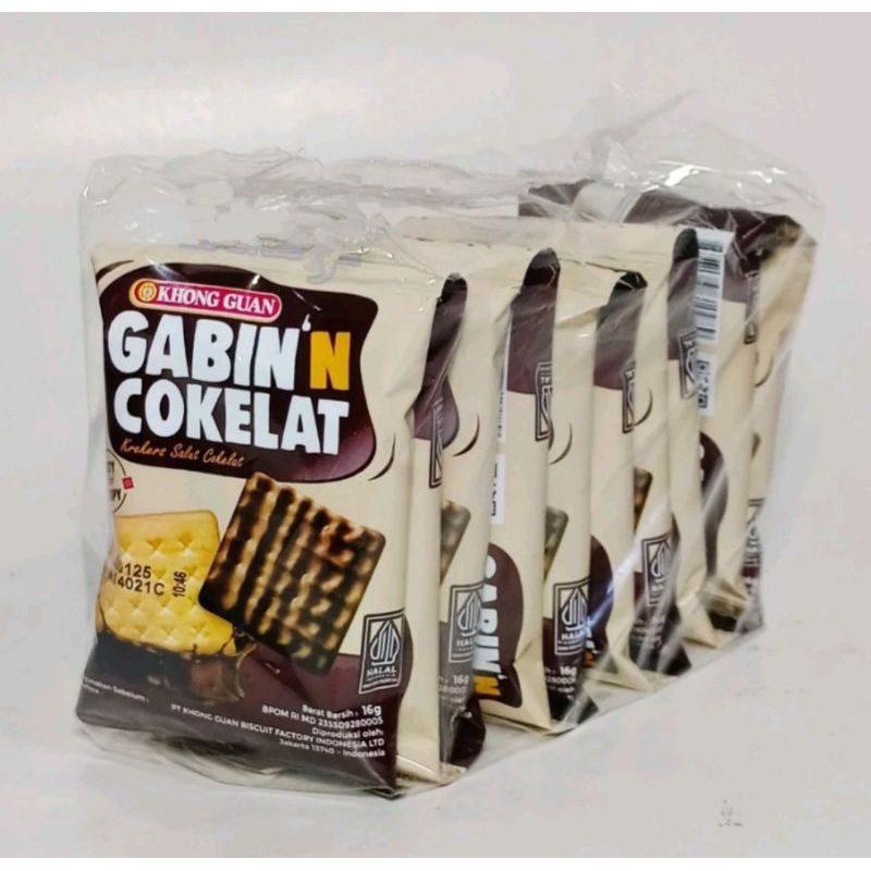 

Khong Guan Gabin Chocolate Renceng Isi 10